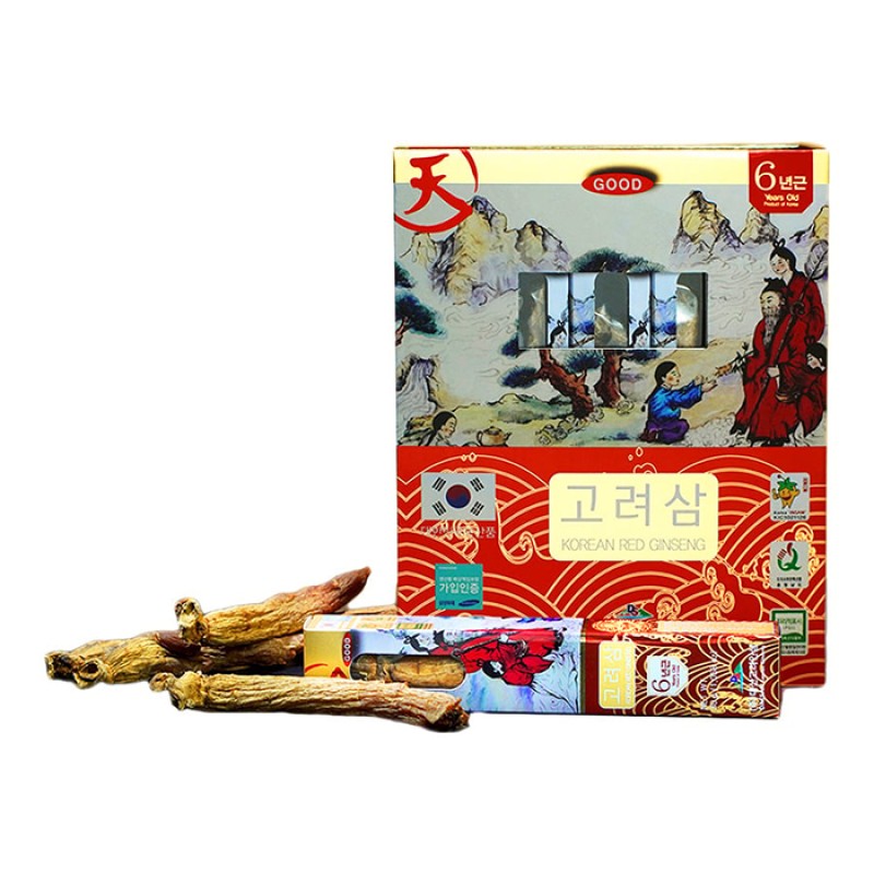Hồng Sâm Hàn Quốc Sấy Khô Daesan 10 Củ x 30g - Korean Red Ginseng