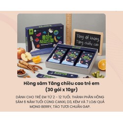 Thực Phẩm Bổ Sung Hồng Sâm Và Táo Red Ginseng 10g x 30 Gói