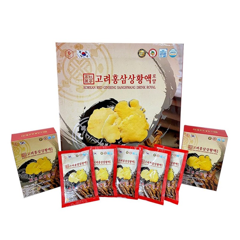 Nước Hồng Sâm Nấm Thượng Hoàng Hàn Quốc Jeong Won 80ml x 30 Gói