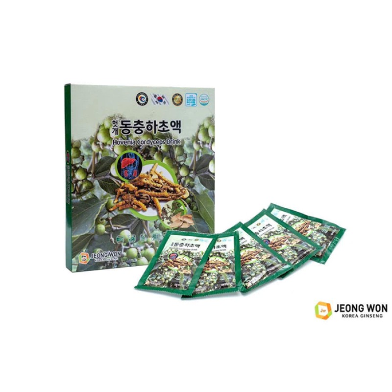 Nước Đông Trùng Hạ Thảo Jeong Won 80ml x 30 Gói