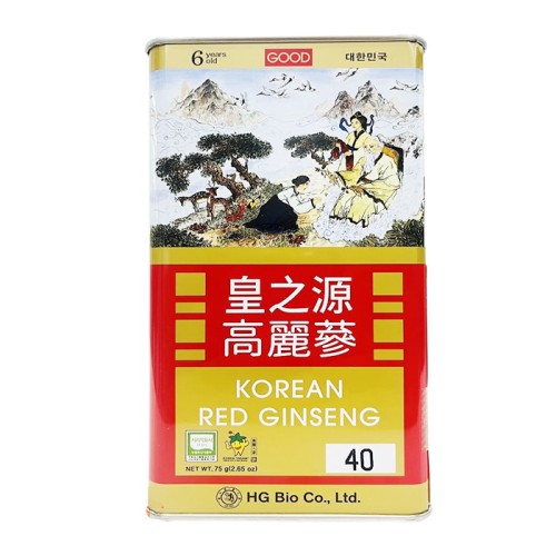 Hồng Sâm Củ Khô HG Bio Korean Red Ginseng 75g