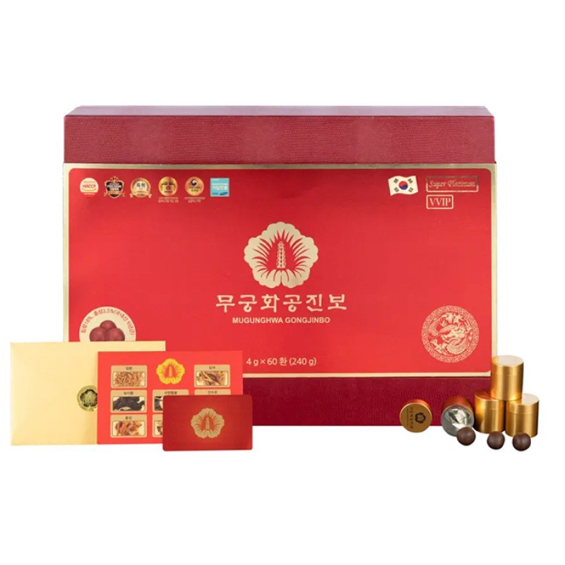 Mugung Hwa Gongjnbo - An Cung Mugunghwa 4g x 60 Viên Mugung Hwa Gongjnbo - An Cung Mugunghwa 4g x 60 Viên
