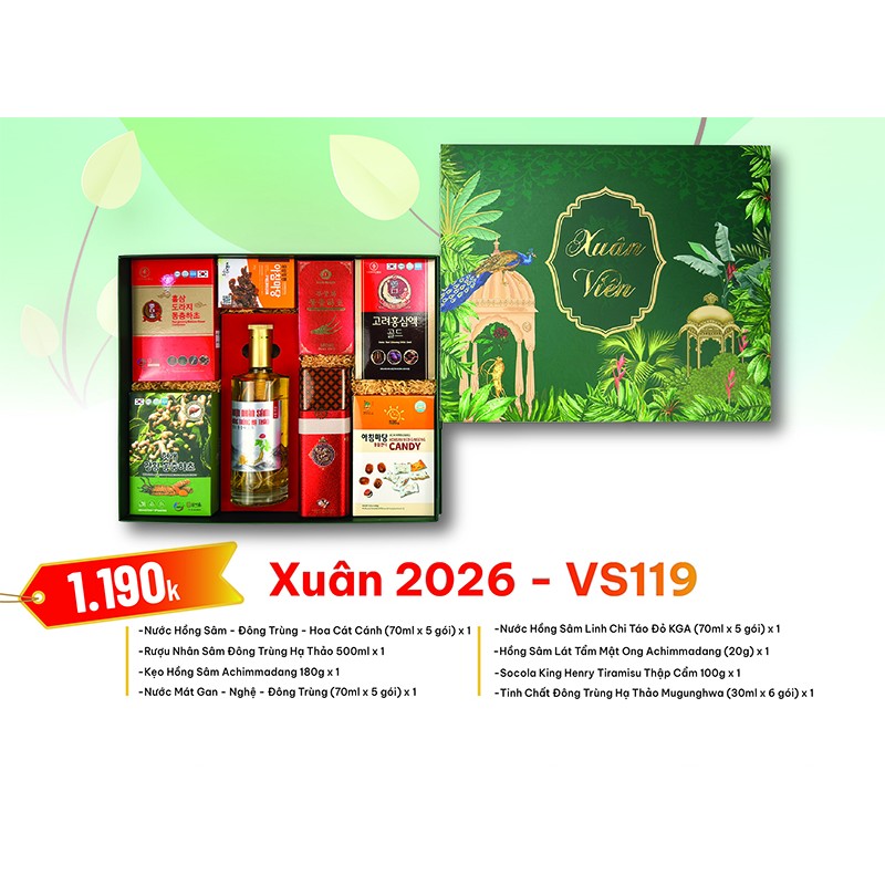 Quà Tặng Xuân 2026 - VS119 Quà Tặng Xuân 2026 - VS119
