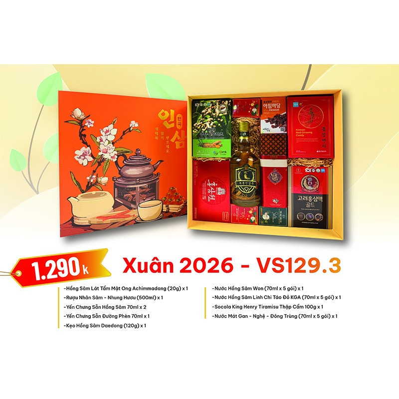 Quà Tặng Xuân 2026 - VS129.3 Quà Tặng Xuân 2026 - VS129.3