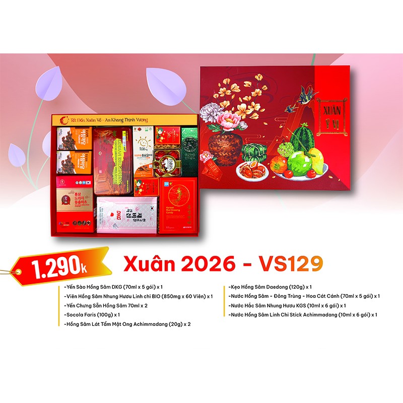 Quà Tặng Xuân 2026 - VS129 Quà Tặng Xuân 2026 - VS129