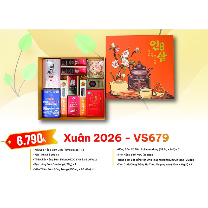 Quà Tặng Xuân 2026 - VS679 Quà Tặng Xuân 2026 - VS679