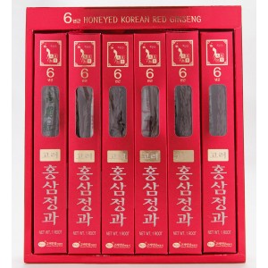 Hồng Sâm Nguyên Củ Tẩm Mật Ong Cao Cấp Hàn Quốc  KGS 300g x 6 Củ