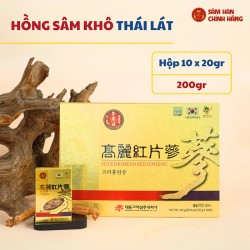 Hồng Sâm Hàn Quốc Thái Lát - Sliced Korean Red Ginseng Hộp 200g Hồng Sâm Hàn Quốc Thái Lát - Sliced Korean Red Ginseng Hộp 200g