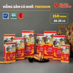 Hồng Sâm Củ Khô Hàn Quốc - Korean Red Ginseng 150g (16 - 25 Củ) Hồng Sâm Củ Khô Hàn Quốc - Korean Red Ginseng 150g (16 - 25 Củ)
