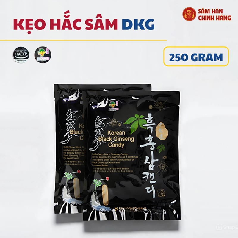 Kẹo Hắc Sâm Hàn Quốc Daedong - Korean Black Ginseng Candy 250g
