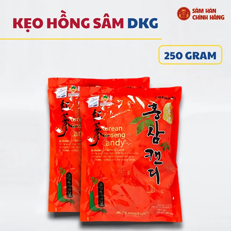 Korean Red Ginseng Candy - Kẹo Hồng sâm Hàn Quốc 250g
