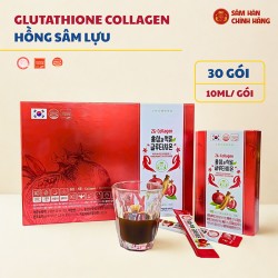 Tên sản phẩm: Korean Red Ginseng Pomegranate Glutahione - Hồng Sâm Lựu Glutathione Tên sản phẩm: Korean Red Ginseng Pomegranate Glutahione - Hồng Sâm Lựu Glutathione