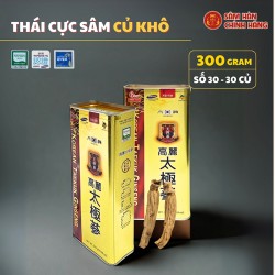 Korean Taekuk Ginseng 300g số 30 (30 củ) - Daedong