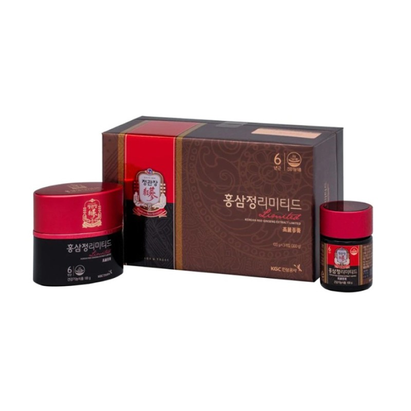 Cao Địa Sâm KGC Hàn Quốc - Korean Red Ginseng Extract Limited 100g x 3 Lọ