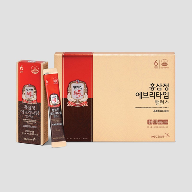 Korean Red Ginseng Extract Everytime Balance 10ml x 20 Gói