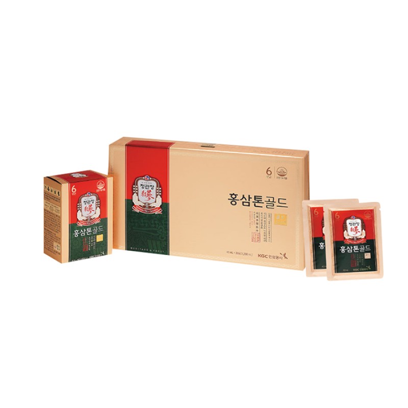 Thực Phẩm Bảo Vệ Sức Khỏe Nhập Khẩu Korean Red Ginseng Tonic Gold 40ML x 30 Gói