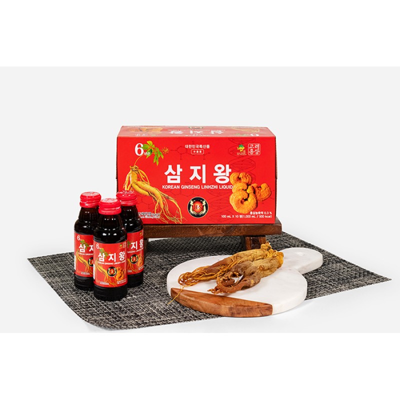 Chiết Xuất Hồng Sâm Linh Chi - Korean Ginseng Linhzhi Liquid 100ml x 10 Chai