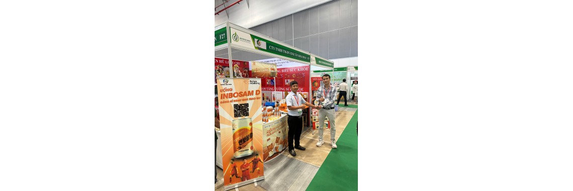 Vườn Sâm Tham Dự Hội Chợ Triển Lãm Công Nghệ Sinh Học Và Thực Phẩm Quốc Tế 2024