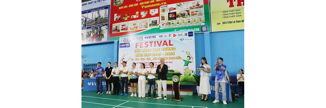 Vườn Sâm Tự Hào Đồng Hành Cùng Festival Cầu lông Học đường
